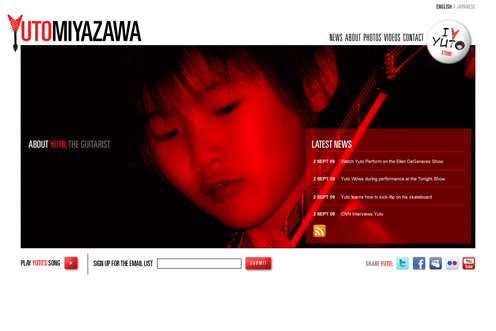 Yuto Miyazawa - Supafrenz - Website